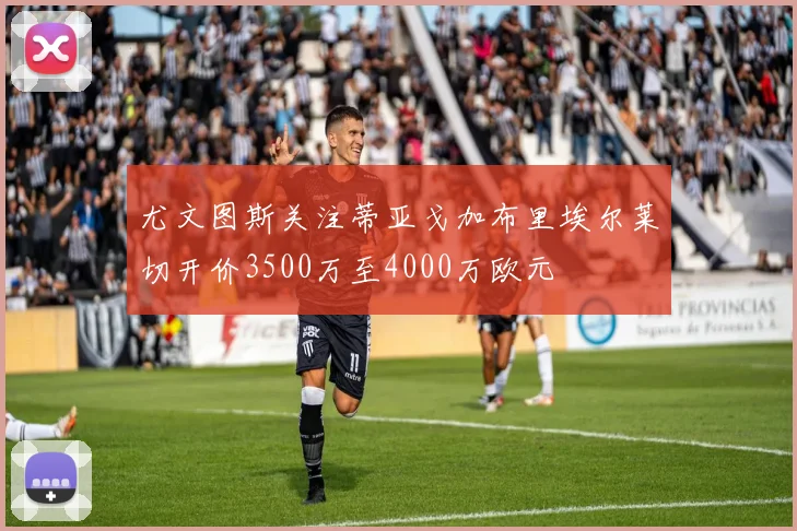 尤文图斯关注蒂亚戈加布里埃尔莱切开价3500万至4000万欧元
